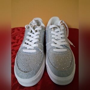 Women's Sparkling Denim Sneakers